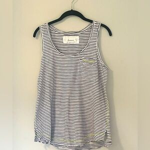 Anthropologie Striped Tank - M